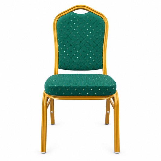 Silla tipo banquete color jade