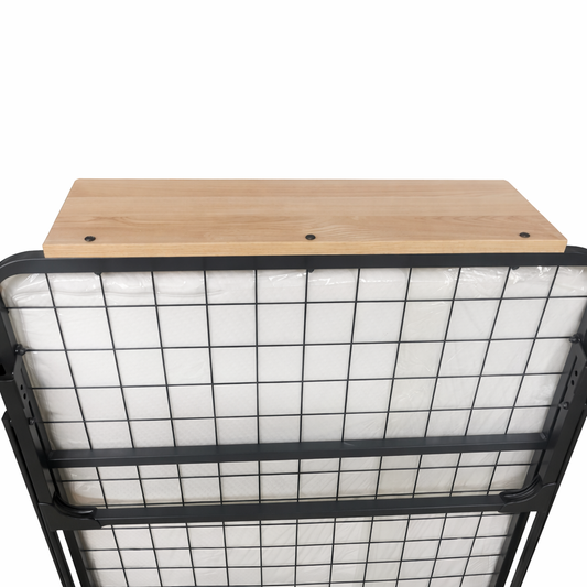 Cama plegable "roll-away" con rueditas