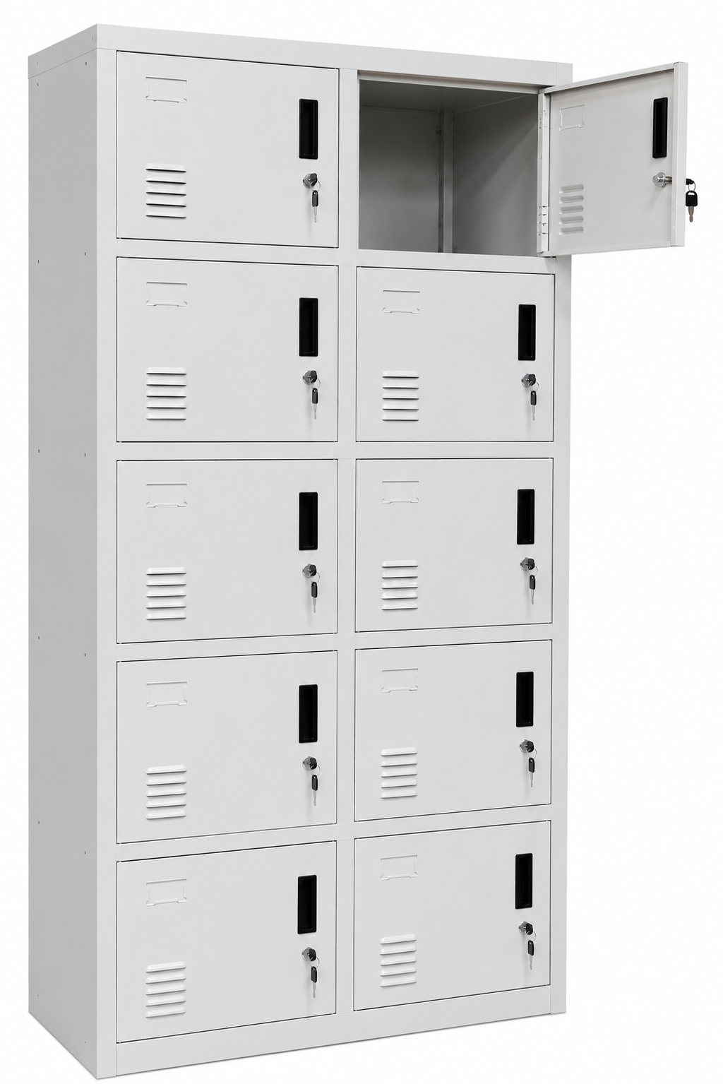 Locker Metálico de 10 Compartimentos