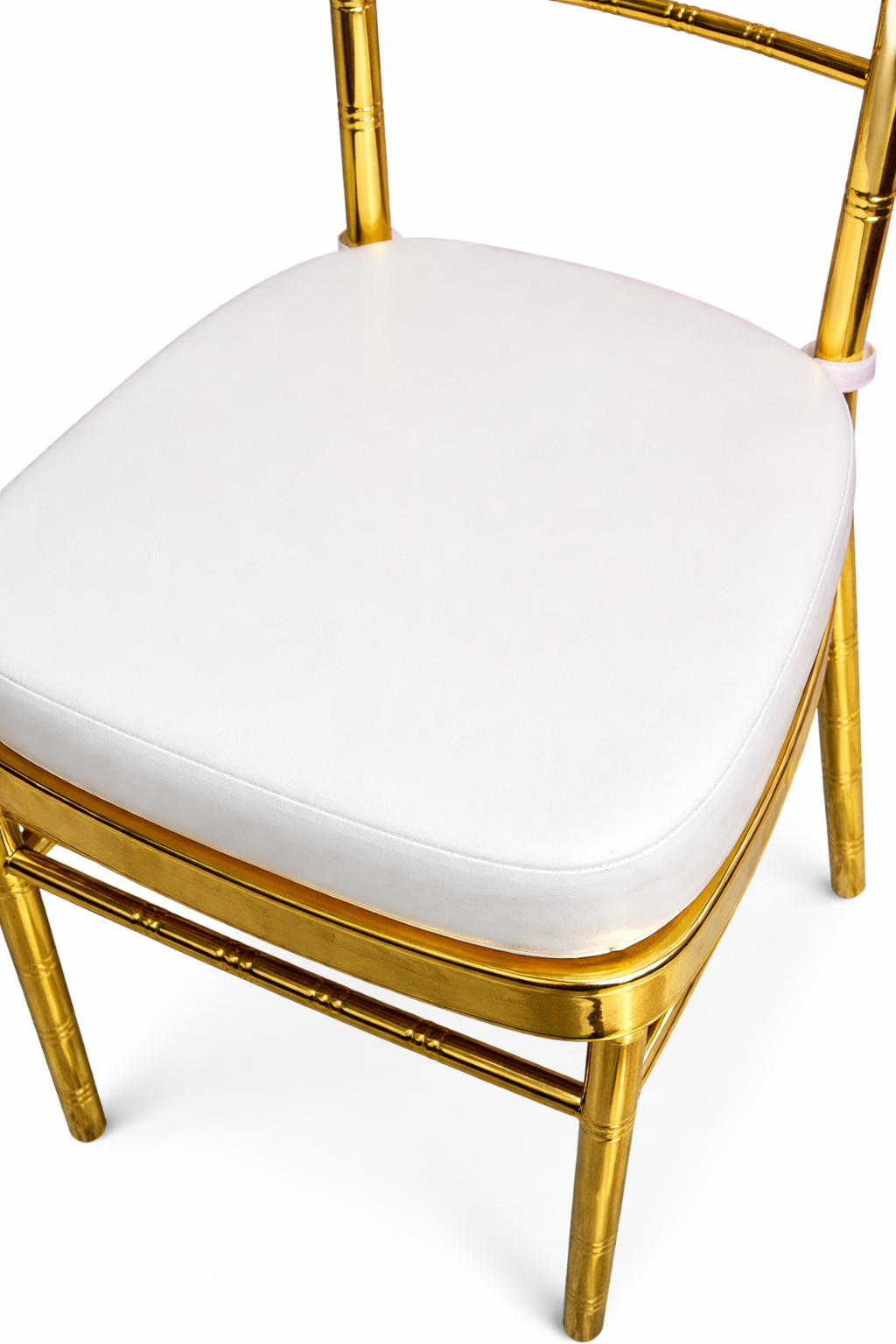 Silla Chiavari metalica CROMADA dorada