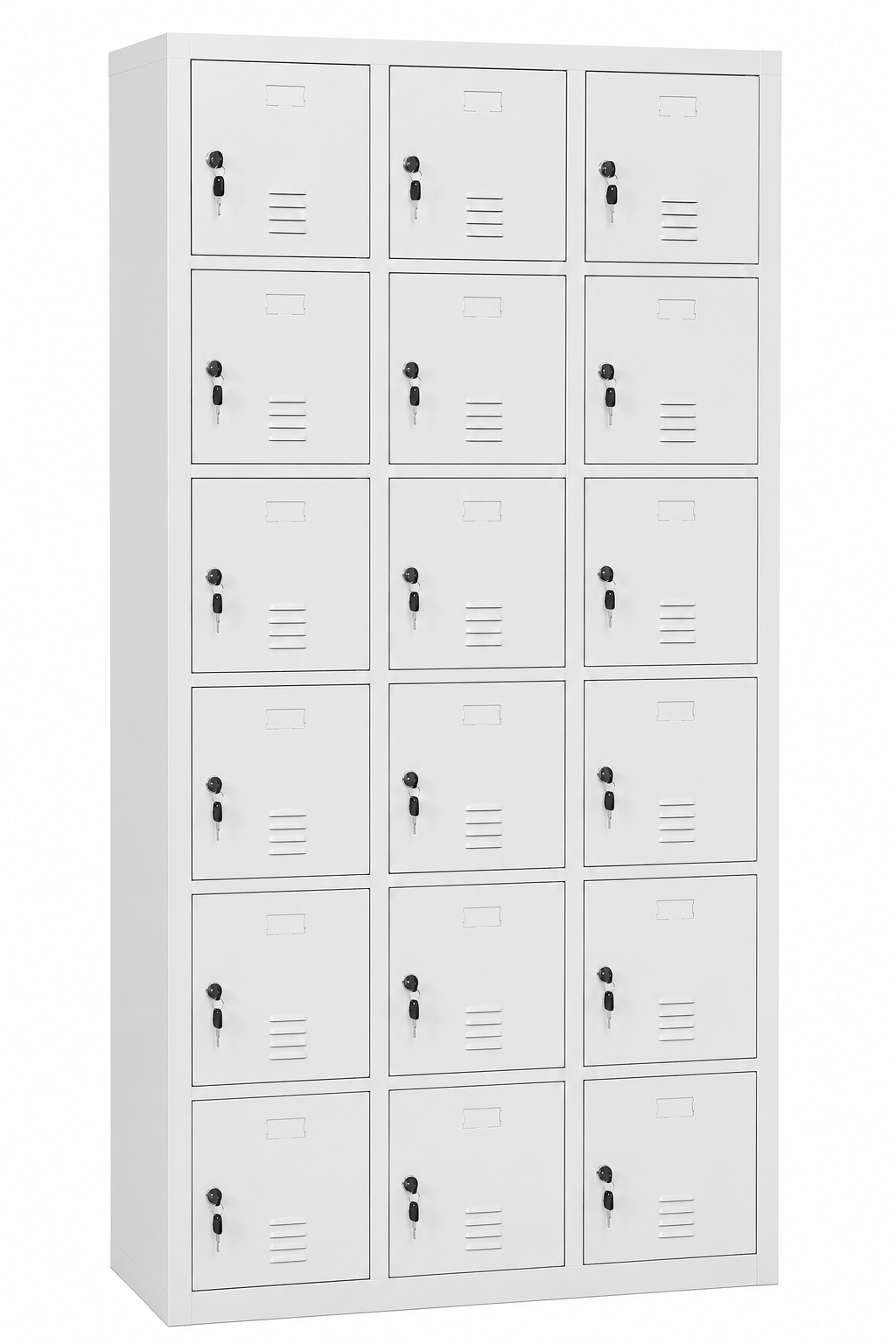 Locker Metálico de 18 Compartimentos