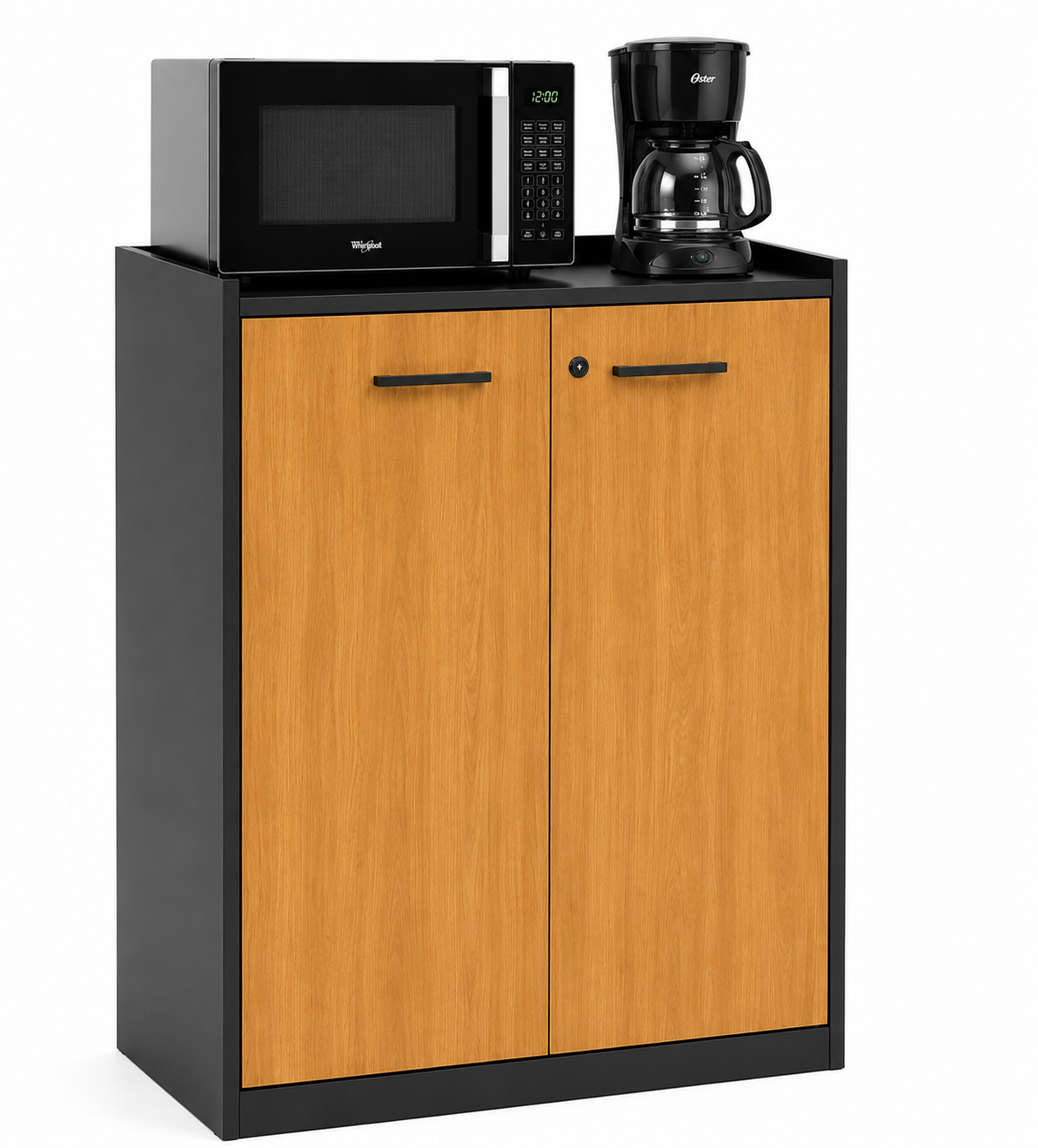 Mueble Metálico con Top look de madera