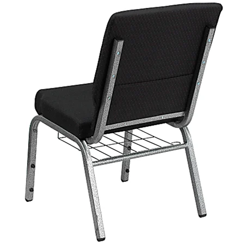 Silla butaca para iglesia o auditorio color negro