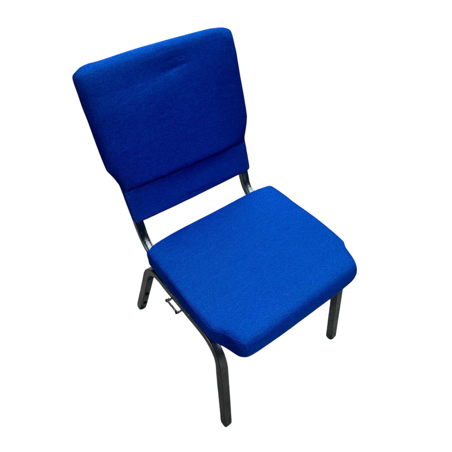 Silla butaca para iglesia o auditorio color azul