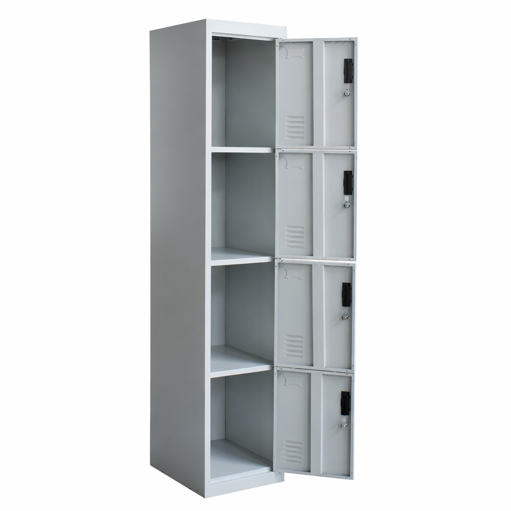 Locker  metalico de 4 compartimientos
