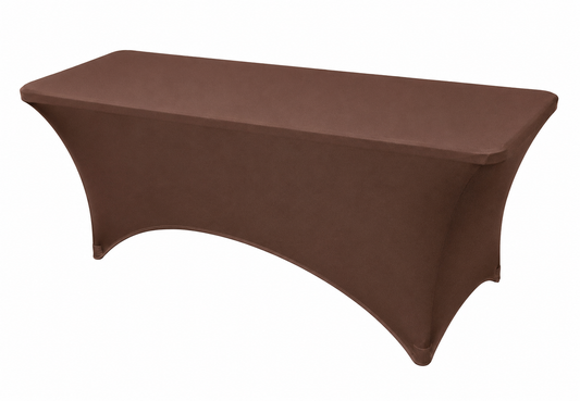 Mantel cafe tipo cobertor Spandex para mesa rectangular de 1.8 metros