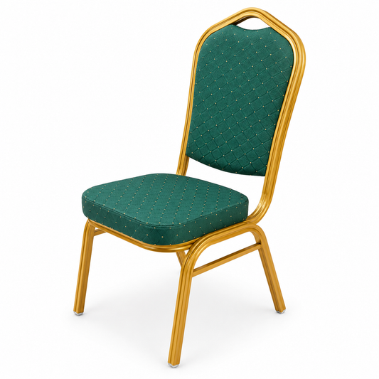 Silla tipo banquete color jade