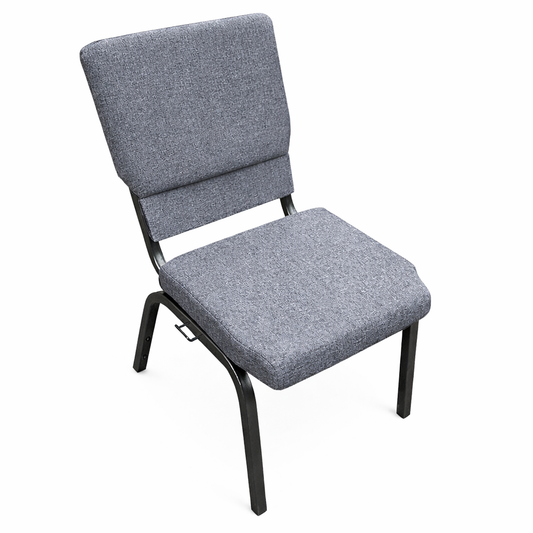 Silla butaca para iglesia o auditorio color gris claro