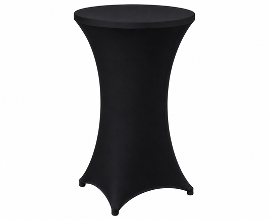 Cobertor Spandex negro para Mesa Coctelera