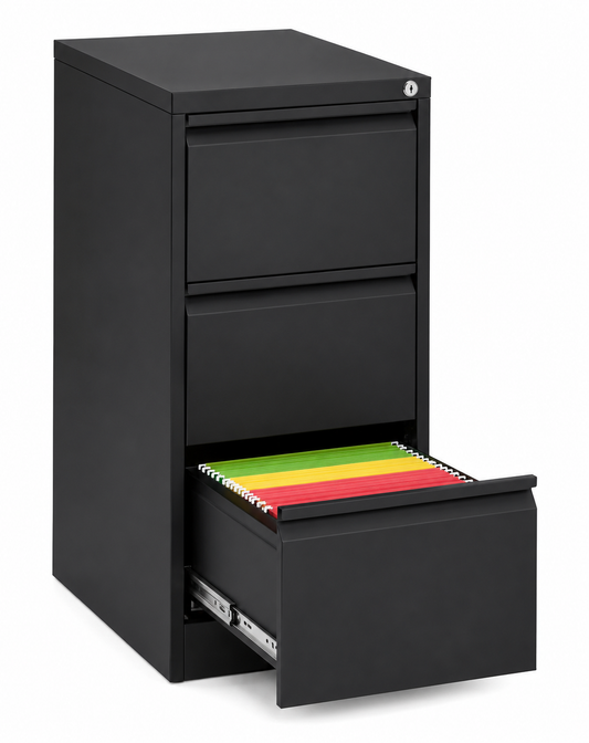 Archivo Vertical Metálico de 3 Gavetas