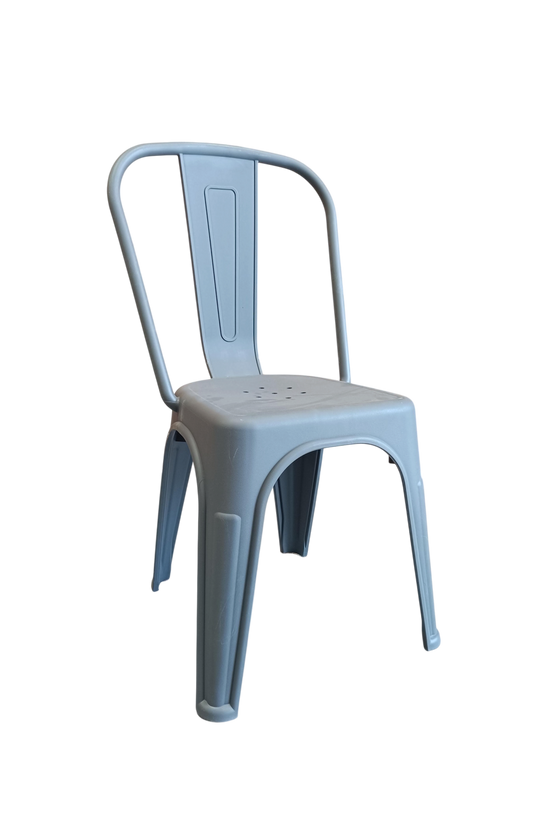 Silla Estilo Tolix gris de Polipropileno Ailable
