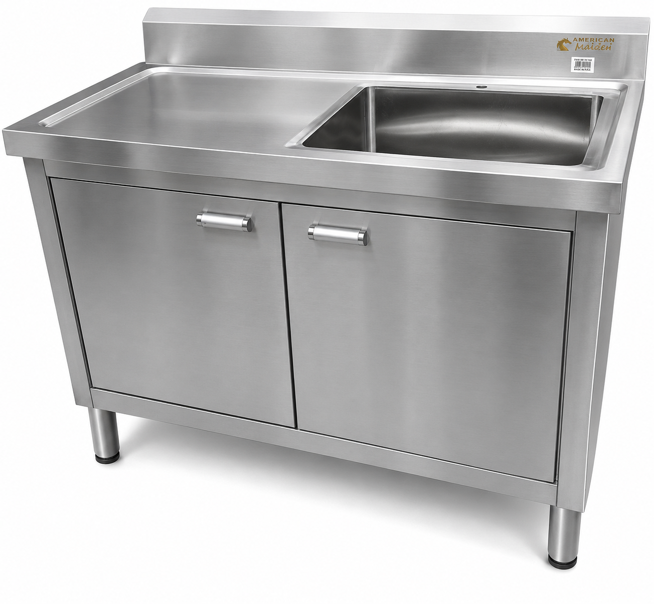 Mueble y lavadero de acero