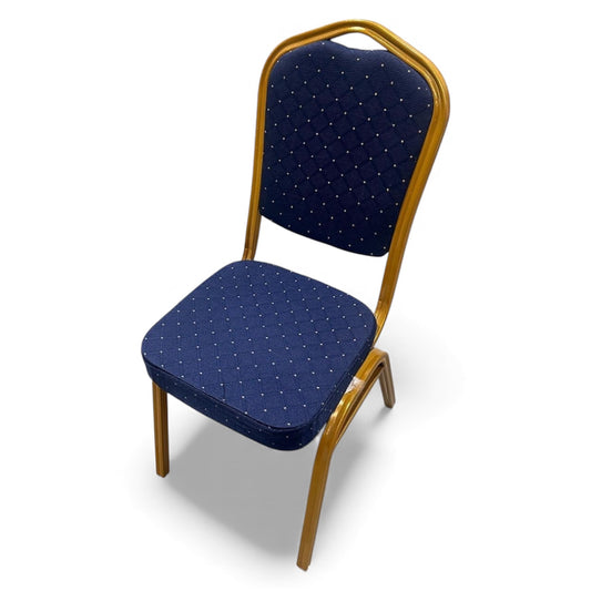 Silla tipo banquete color azul