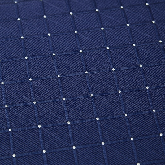 Silla tipo banquete color azul