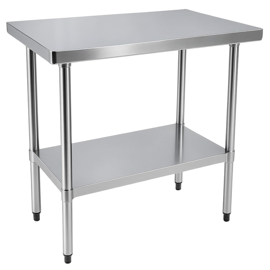 Mesa de acero de 90cm de largo