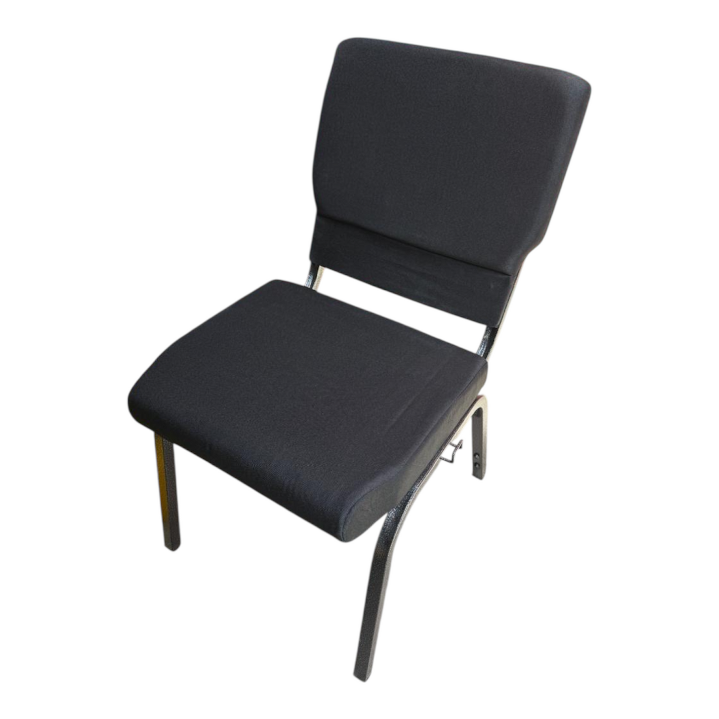 Silla butaca para iglesia o auditorio color negro