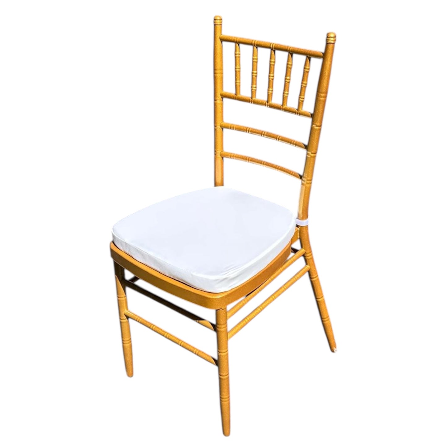 Silla Chiavari metalica dorada 24K