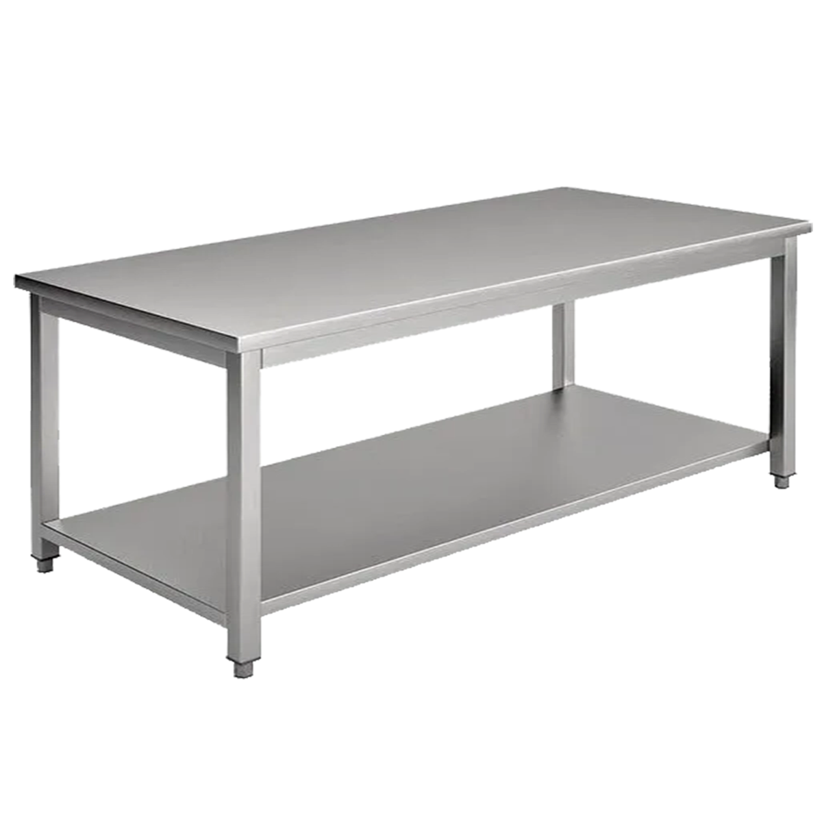 Mesa de acero extra fuerte de 1.8 m de largo