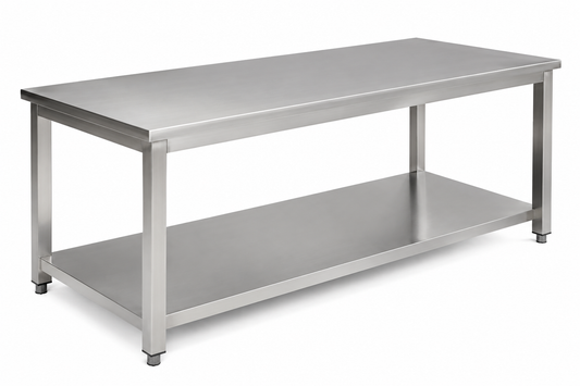 Mesa de acero extra fuerte extra ancho de 1.8m de largo y 80cm de ancho